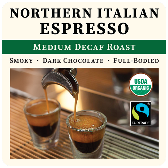 Northern Italian Style Espresso - Decaf