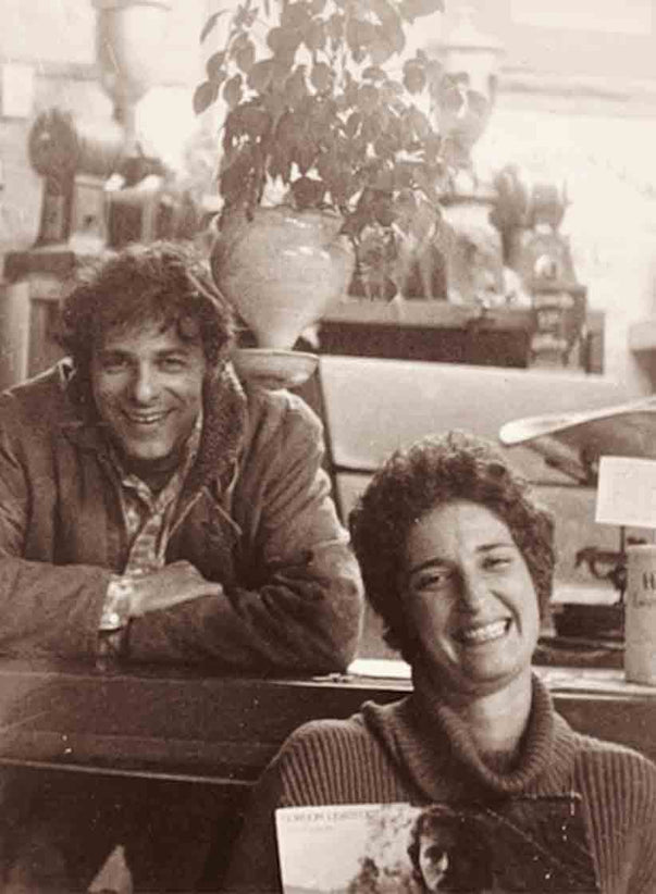 Joan and Paul Katzeff in their office in 1974  