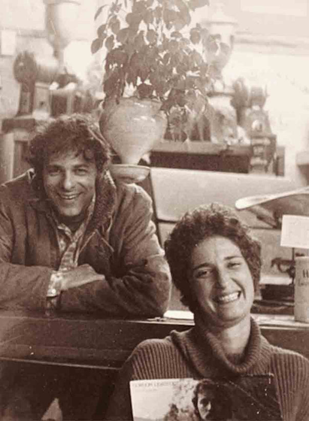 Joan and Paul Katzeff in their office in 1974
