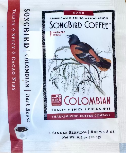 SongBird Colombian Pour Ta Pour Over Packet