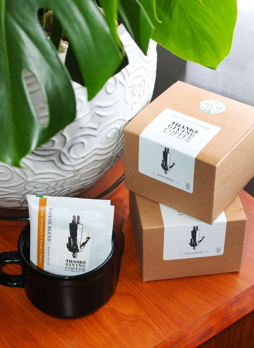 Royal Decaf Pour Ta Pour Over Packet – Thanksgiving Coffee Company