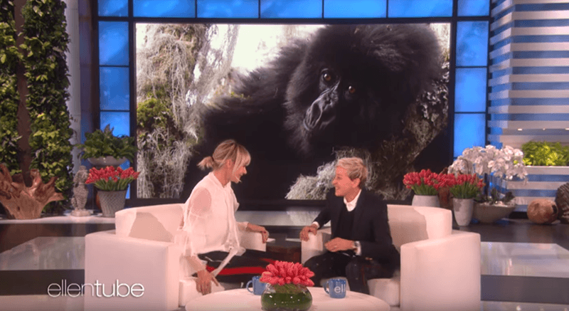 Ellen DeGeneres and the Dian Fossey Gorilla Fund International