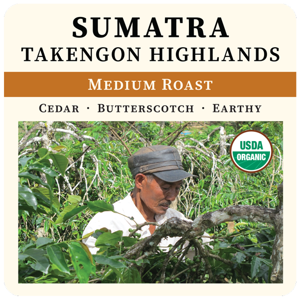   Sumatra - Takengon Highlands, Medium Roast  