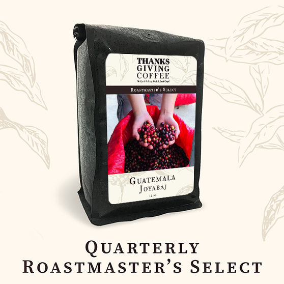 Quarterly Roastmaster's Select Guatemala Joyabaj coffee bag