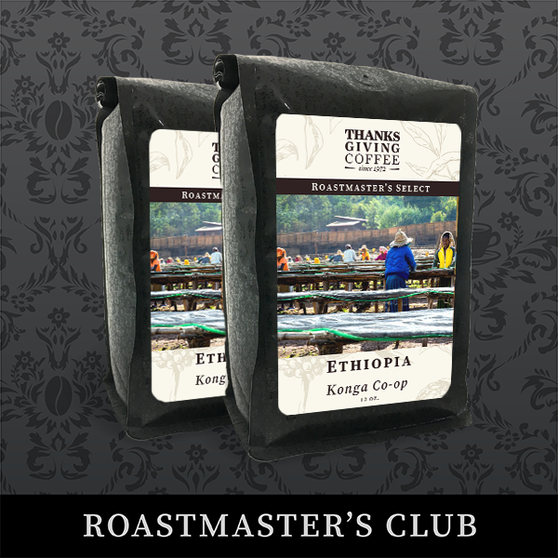 Roastmaster's Select Ethiopia Konga Co-op coffee bag