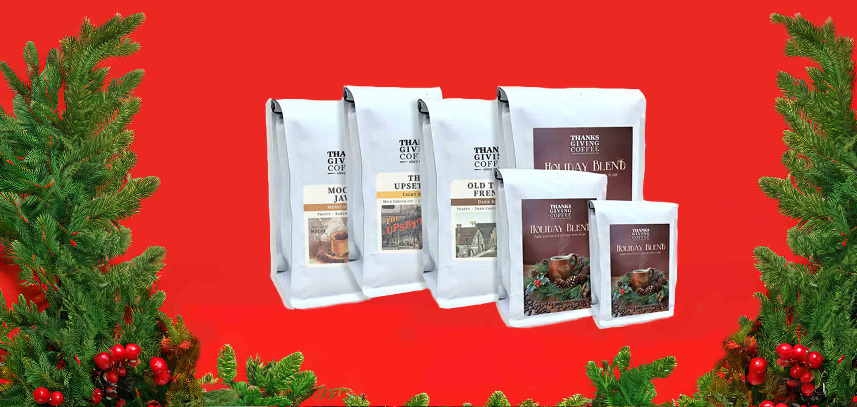  Save 20% on 5lb bag and Holiday Blend 